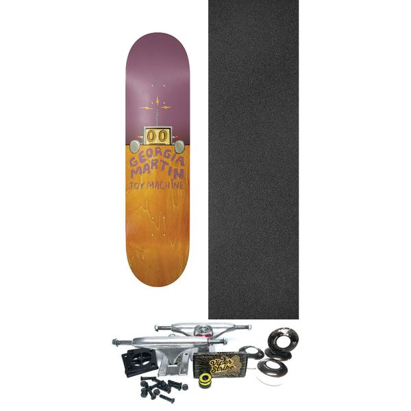 Toy Machine Skateboards Georgia Martin Fence Skateboard Deck - 8.38" x 32" - Complete Skateboard Bundle
